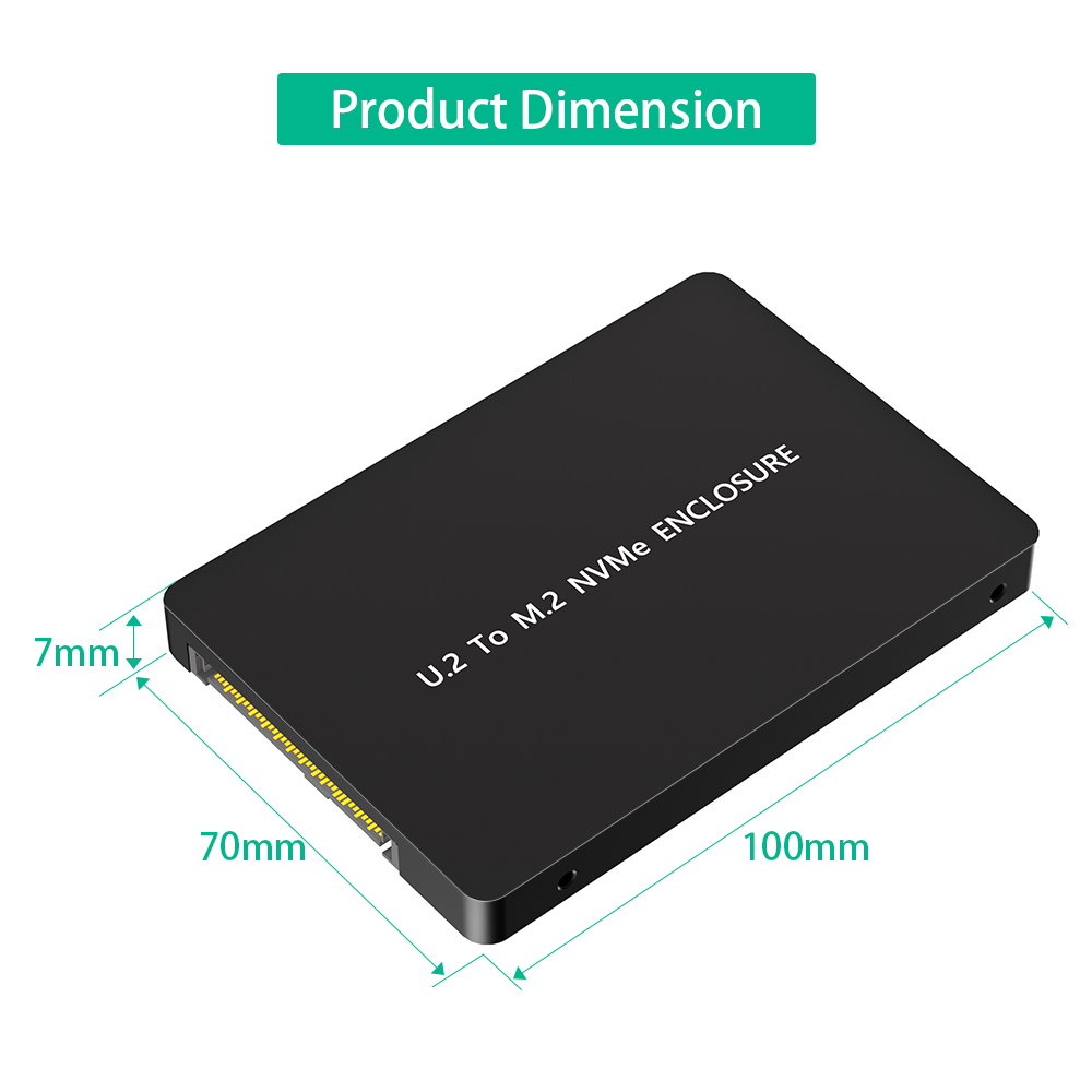 U.2 to M.2 NVMe转接卡：解锁硬盘新玩法，速度起飞！