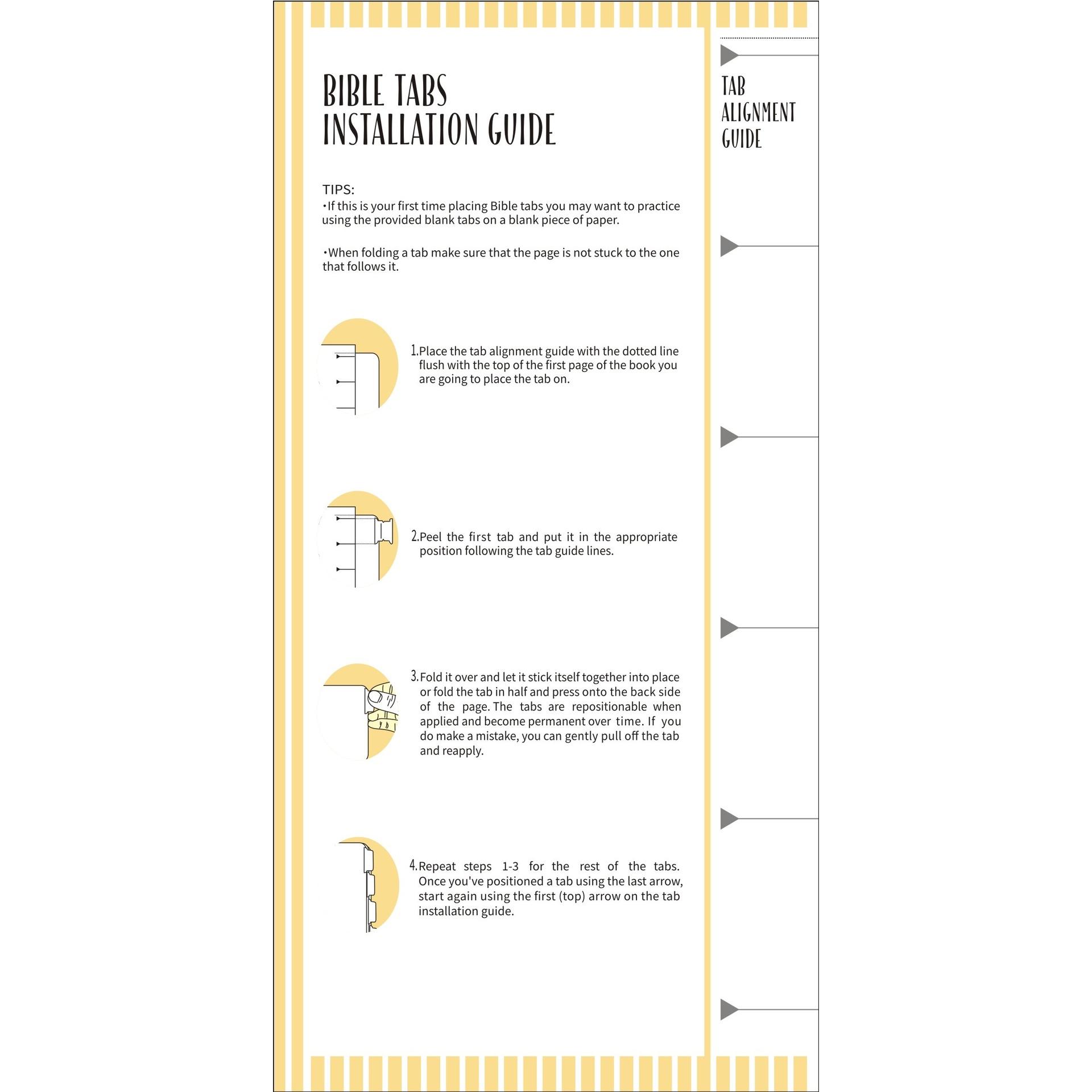 Bible Tab索引标签：多彩圣经阅读神器，让你的圣经阅读更高效！