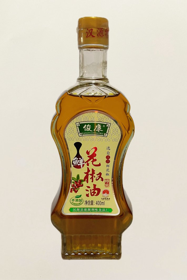 四川特产：俊康汉源花椒油，400ml玻璃瓶装，麻鲜香，家庭厨房必备神器！