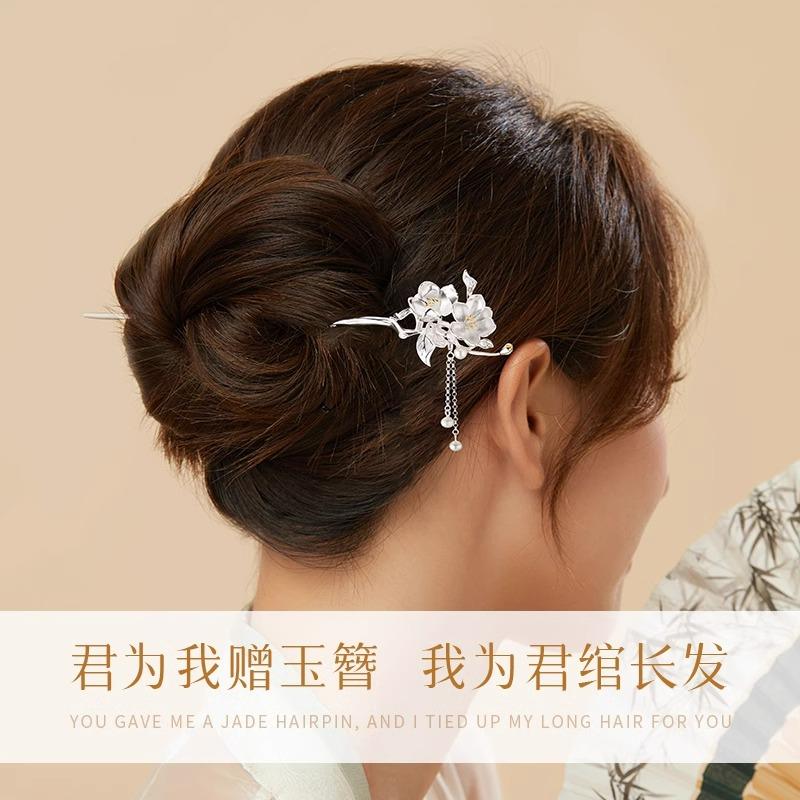 菜百首饰5D黄金百年好合发簪！送女友/老婆太有面了！这颜值我直接跪了