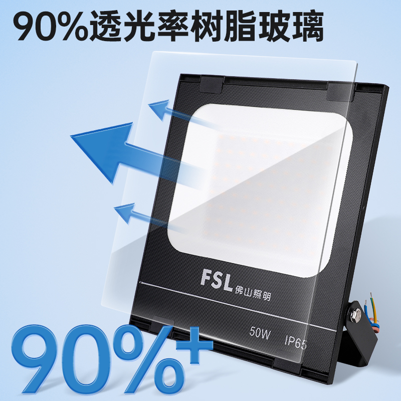 佛山照明LED投光灯：点亮你的夜，照亮你的生活✨