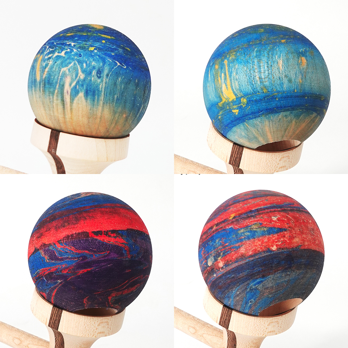 美国KendamaUSA Make Waves TJ Jet Shape Gold Dust剑玉 Kendama：指尖上的黄金风暴