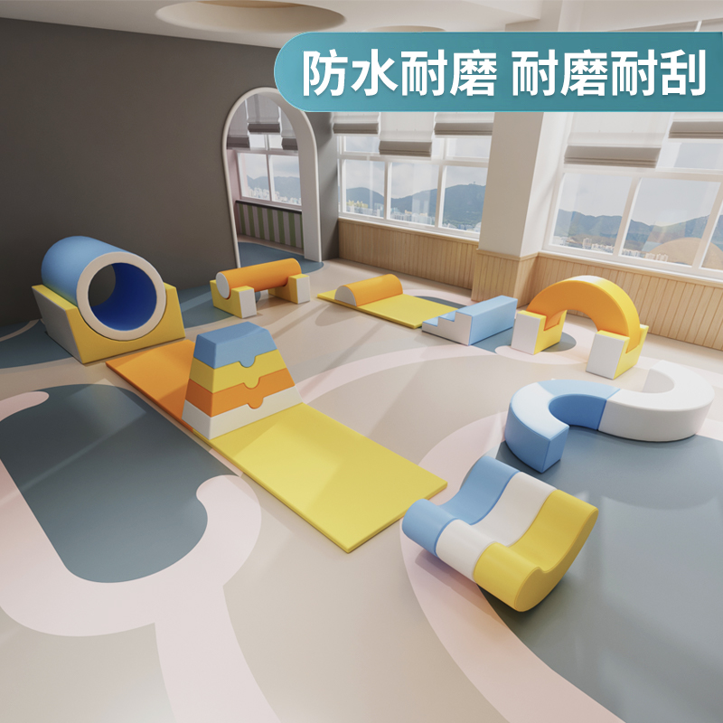 幼儿园钻洞爬筒玩具，德国贝乐多透明隧道圈，2米长，宝宝感统训练新神器！