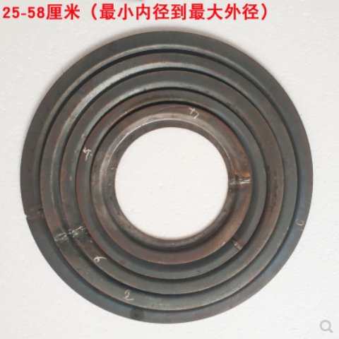 家用钢板炉圈柴火炉专用炉圈垫圈铁桶炉盖子煤气罐改造土灶台配件：DIY土灶台的秘密武器！