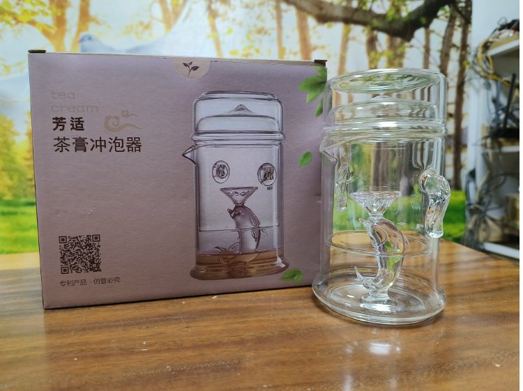 茶膏冲泡器真的香！玻璃茶具太治愈，喝茶党快冲！