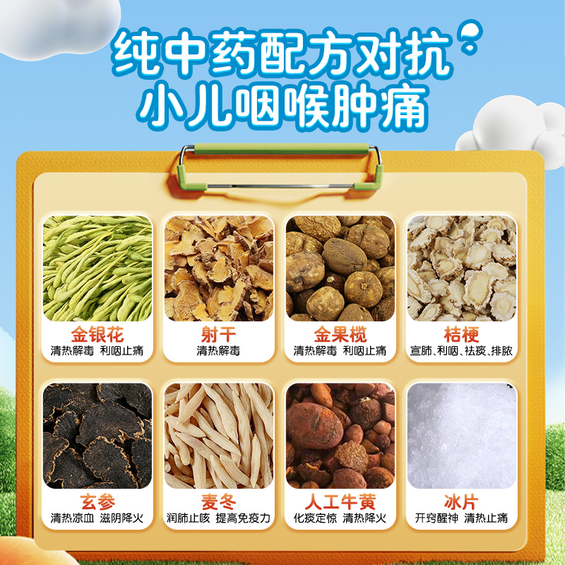 同仁堂小儿咽扁颗粒：专治孩子咳嗽咽炎，北京老字号的守护神！