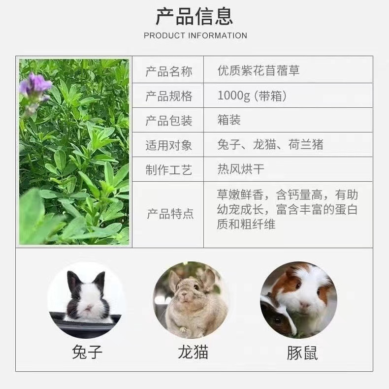 兔粮烘干苜蓿草提摩西草：揭秘宠物兔子、龙猫、荷兰猪的营养宝库！