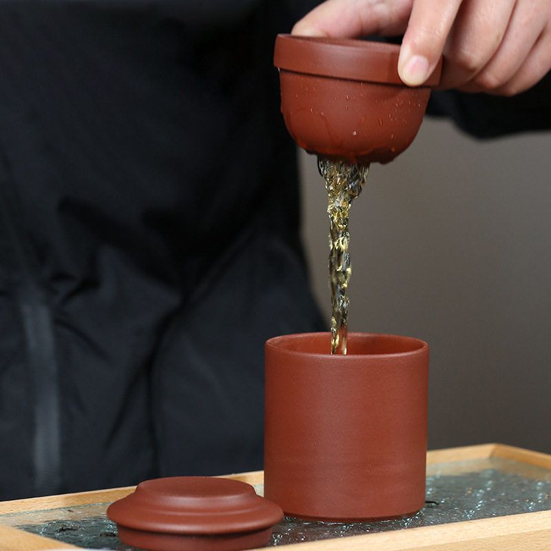 原矿紫砂功夫茶具套装：大师级品质，品味生活的艺术