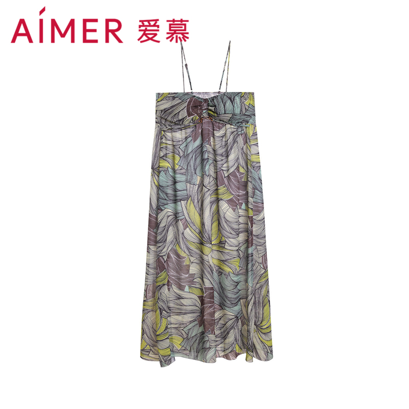 爱慕抹胸沙滩长裙AM608701：夏日海滩的完美伴侣，让你美出新高度！