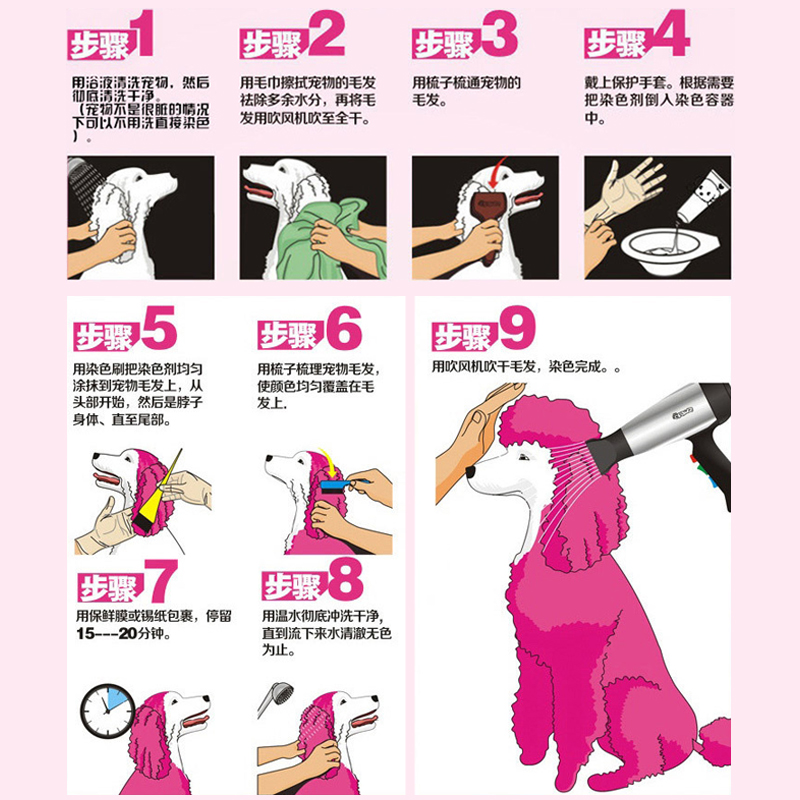 宠物染发剂大揭秘：比熊泰迪去泪痕，猫咪狗狗美毛新潮流！
