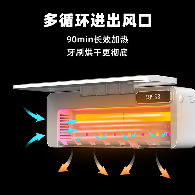 KUTA牙刷消毒盒：旅行必备神器，告别细菌困扰！