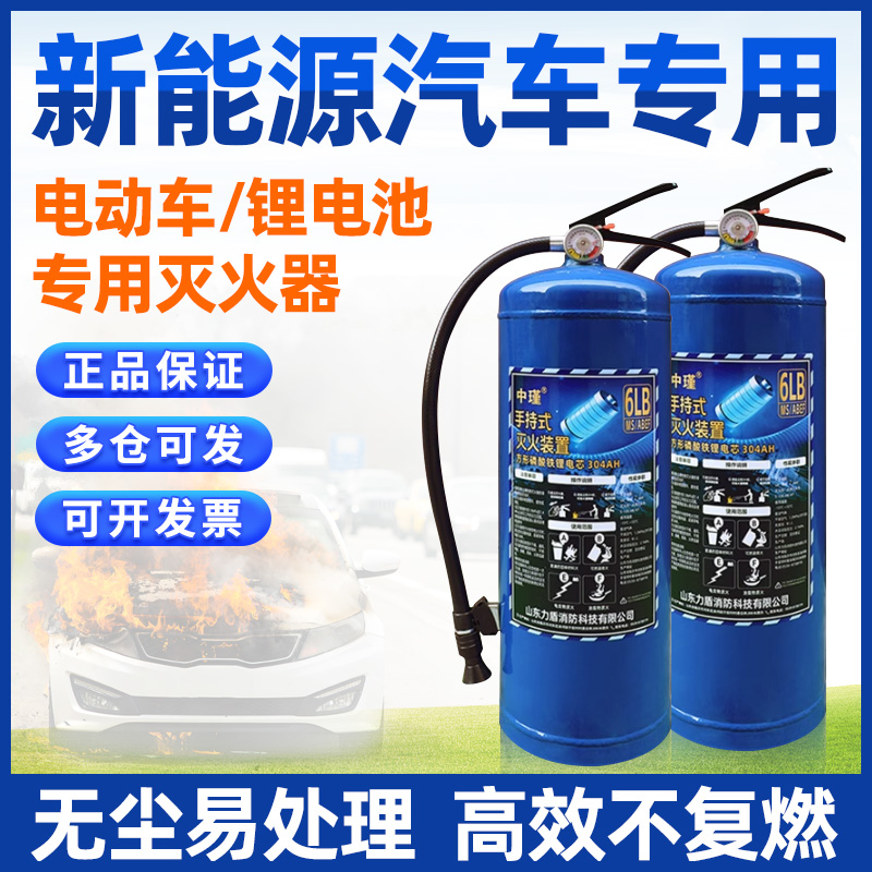 新能源汽车专用灭火器：D类金属车用手提式D型电动车锂电池灭火器，守护你的绿色出行安全！