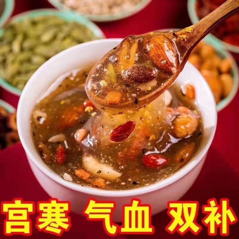 红枣阿胶藕粉，女人补气血神器，告别贫血脸色黄！