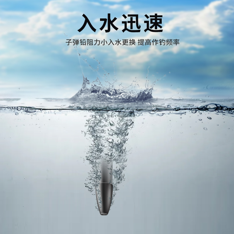 路滑专用子弹铅：钓鱼高手的秘密武器，告别缠绕与炸线难题！