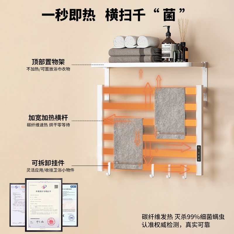 电热毛巾架真的能有效防止毛巾发霉吗？
