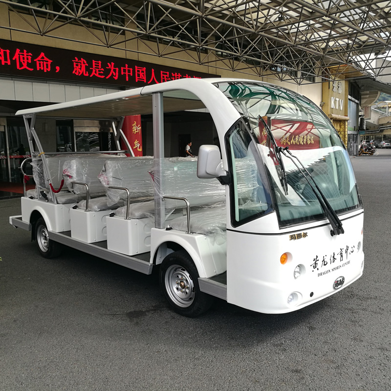 租赁玛西尔8-23座电动观光车：景区游览新风尚，轻松看房接待神器！