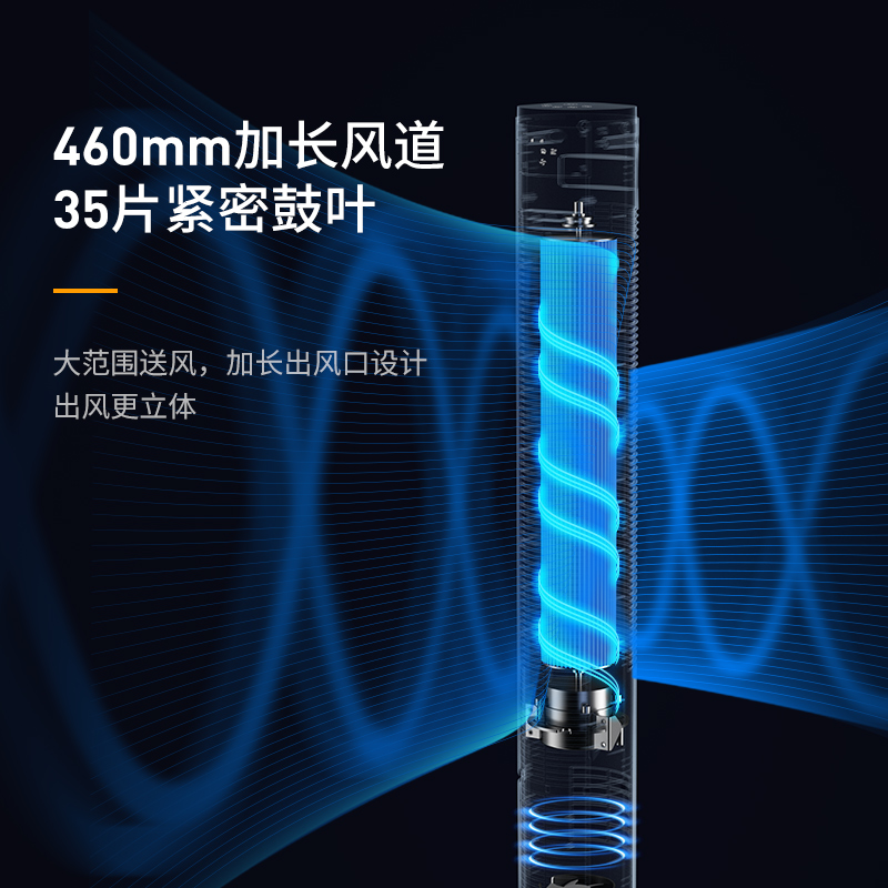 海尔塔扇：无叶轻音，超大风力，遥控摇头，夏日清凉新选择！