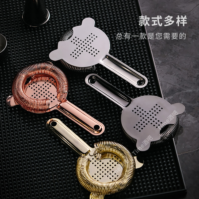 不锈钢调酒滤冰器：调酒师的秘密武器，让你在家也能轻松制作完美鸡尾酒！