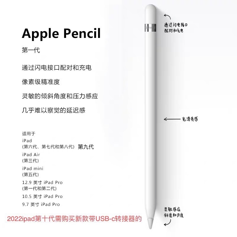 原装二手Apple Pencil一二代：解锁iPad绘画新境界，重力压感的艺术革命！