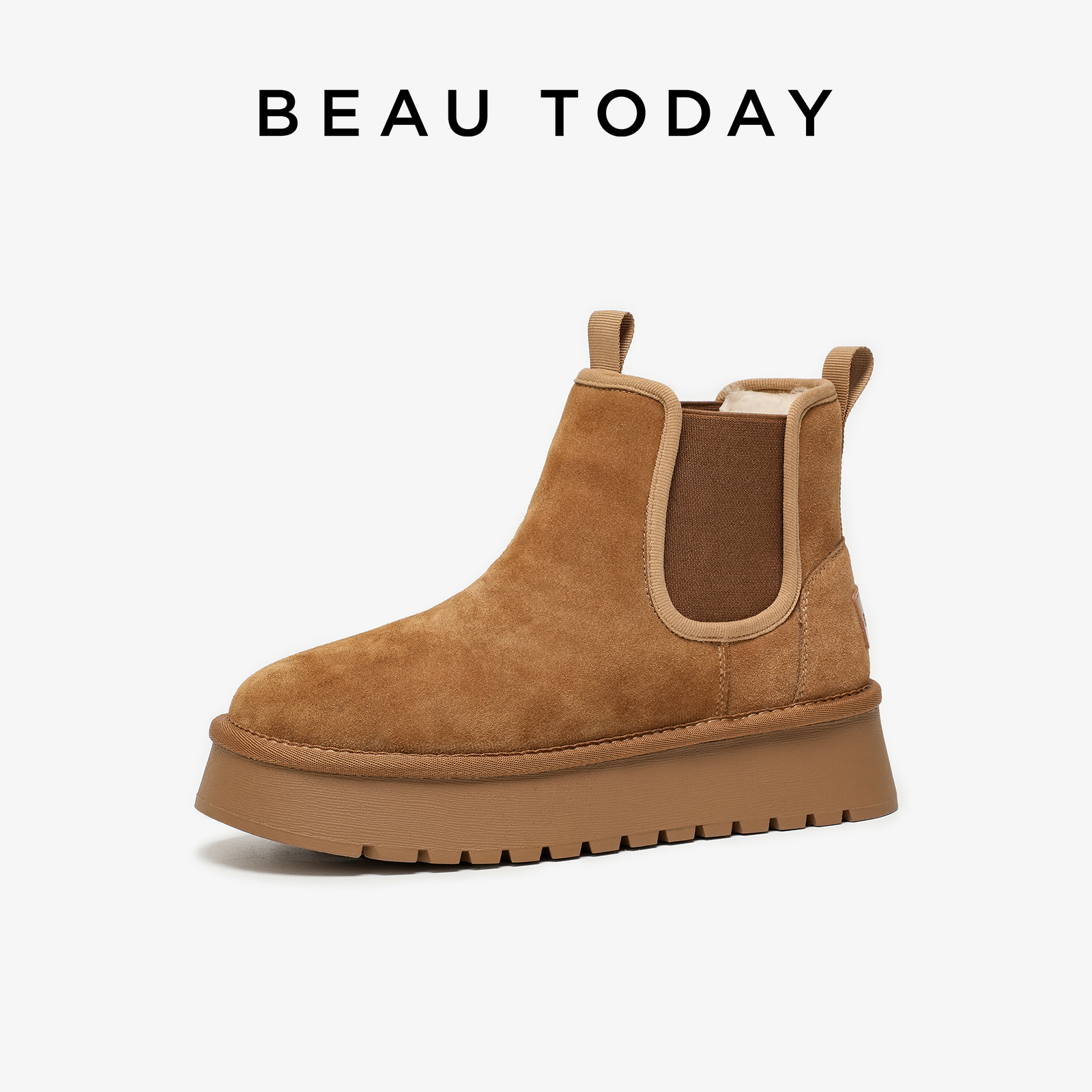 BeauToday厚底雪地靴：夏日里的温暖守护，一脚蹬的舒适新体验！
