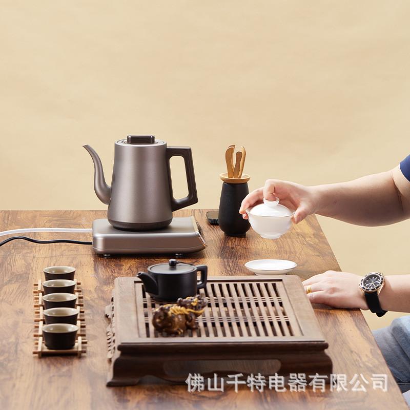 自动上水电热壶茶台太香了！泡茶神器实测，懒人福音