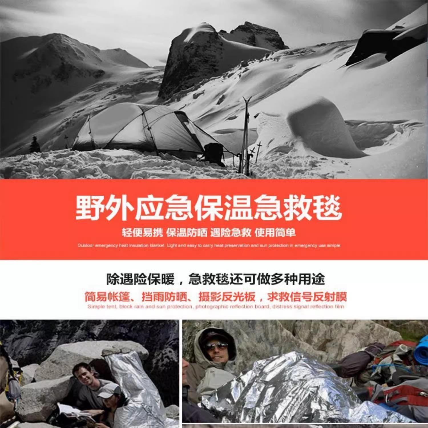 保温毯急救毯救生毯：户外探险必备神器，末日生存的温暖守护者！