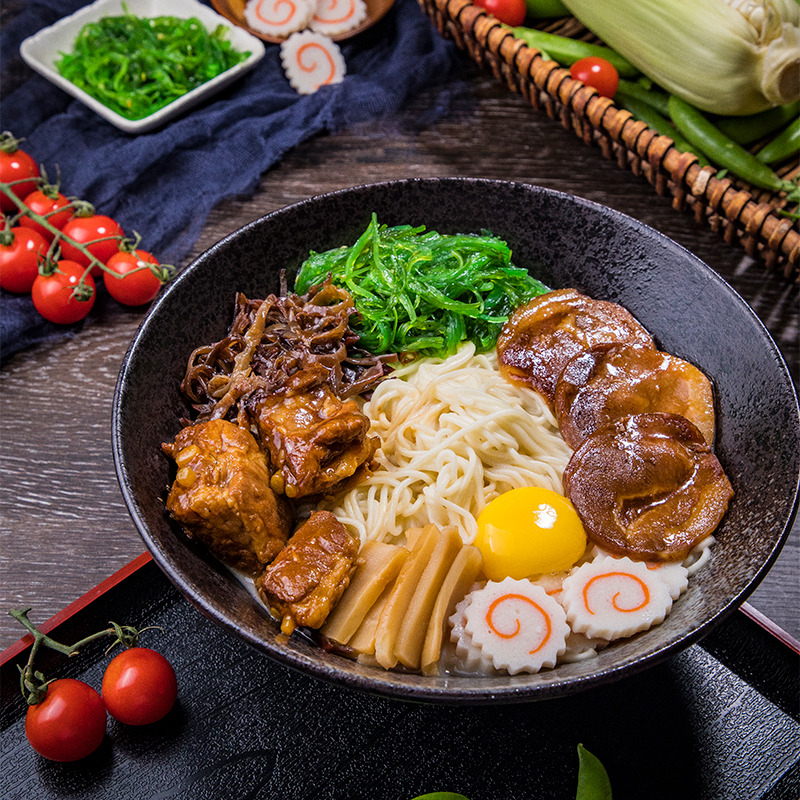 日式猪软骨冷冻半成品：500g叉烧肉，加热即食，美味拉面的灵魂伴侣！