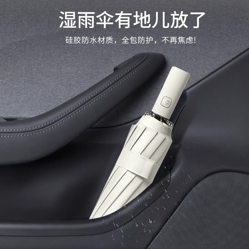 特斯拉Model Y &amp; 焕新版Model 3车门槽储物盒全包垫绒面保护配件：让你的座驾更加精致！