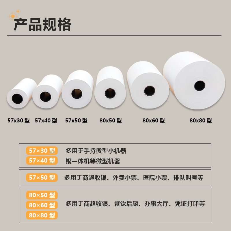 必入！厨房神器——80x50热敏收银纸，让你的餐厅高效运转！