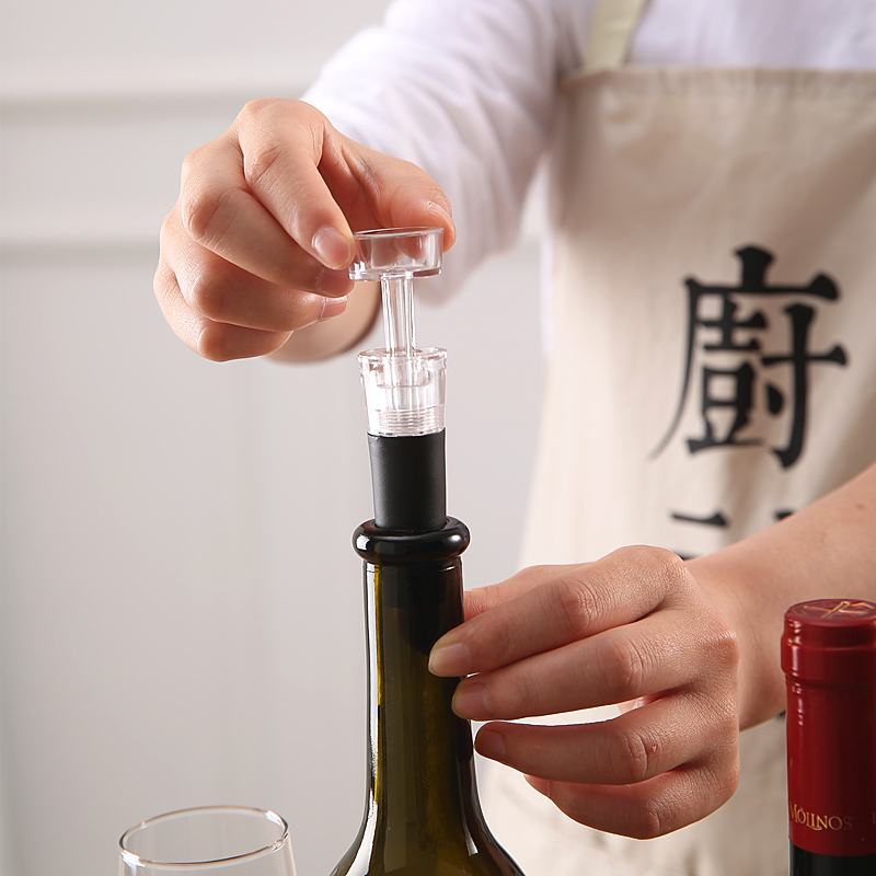 红酒葡萄酒抽真空密封神器，让你的美酒永不褪色！