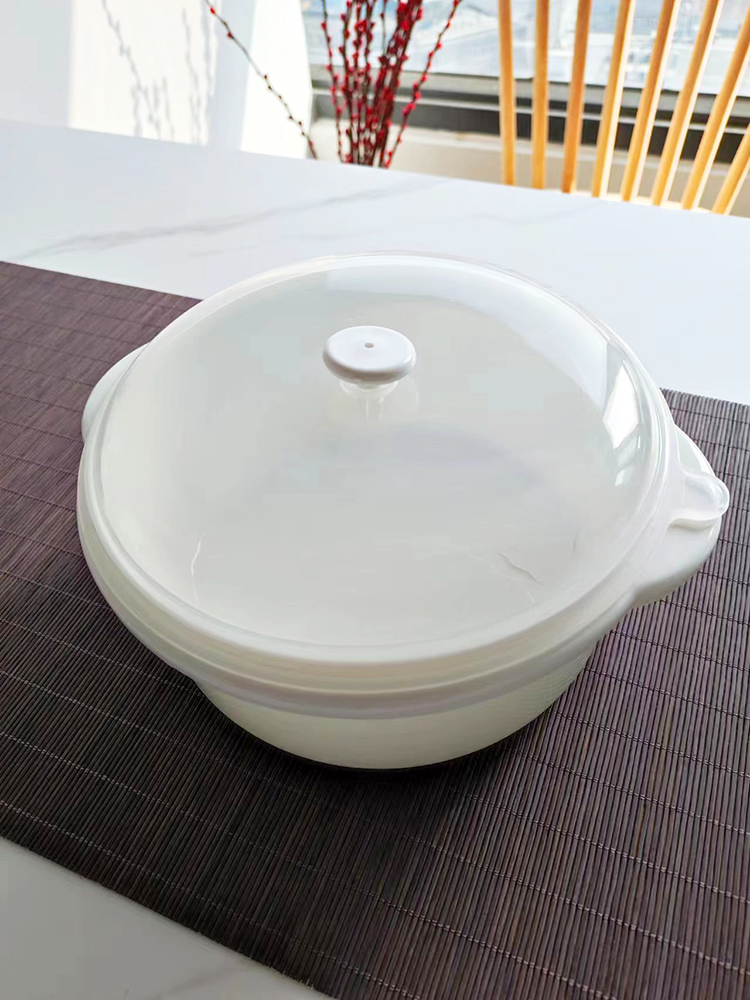 超大号双耳圆形塑料微波炉饭盒：厨房里的全能战士！️