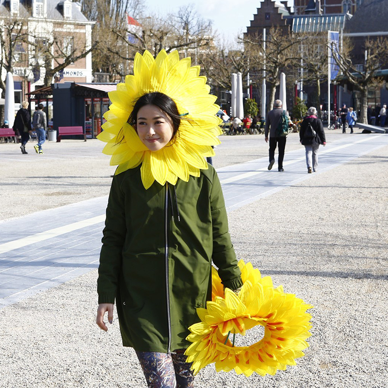 幼儿园六一表演神器！向日葵太阳花道具太惊艳了，全场尖叫