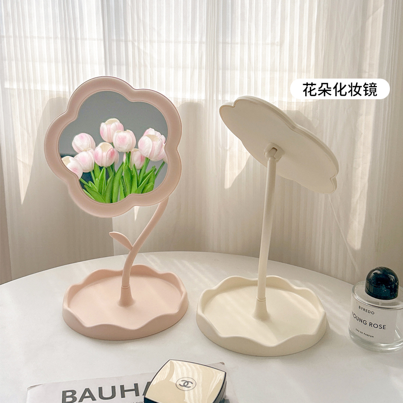 美甲店必备神器：少女心爆棚的INS风千鸟格轻奢双层化妆桌，小户型也能拥有大满足！