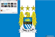 Manchester City Windows 7 Theme1.00