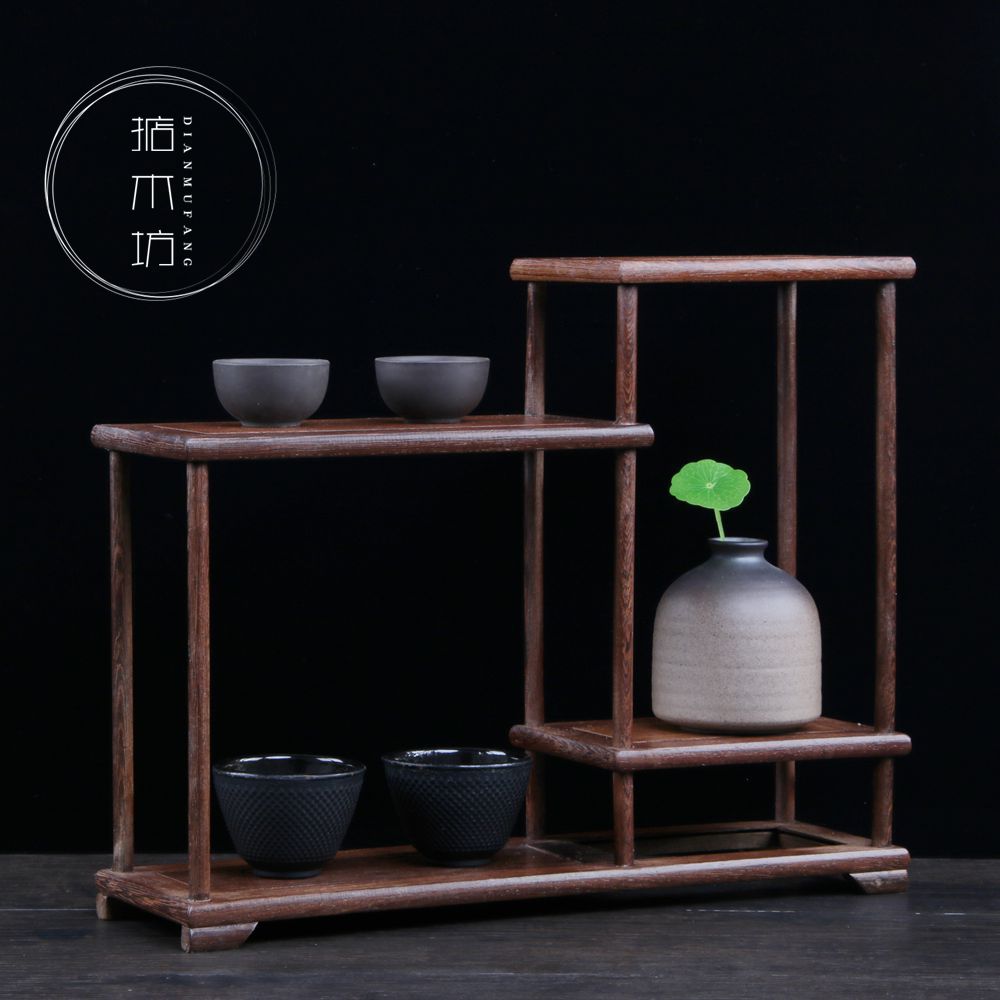 实木茶壶柜展示架子：博古架的魅力，让你的茶艺空间焕然一新✨