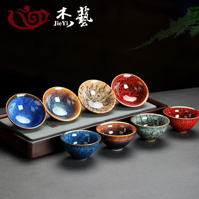 中式陶瓷窑变茶盏：古韵新姿，品味东方美学的极致享受✨