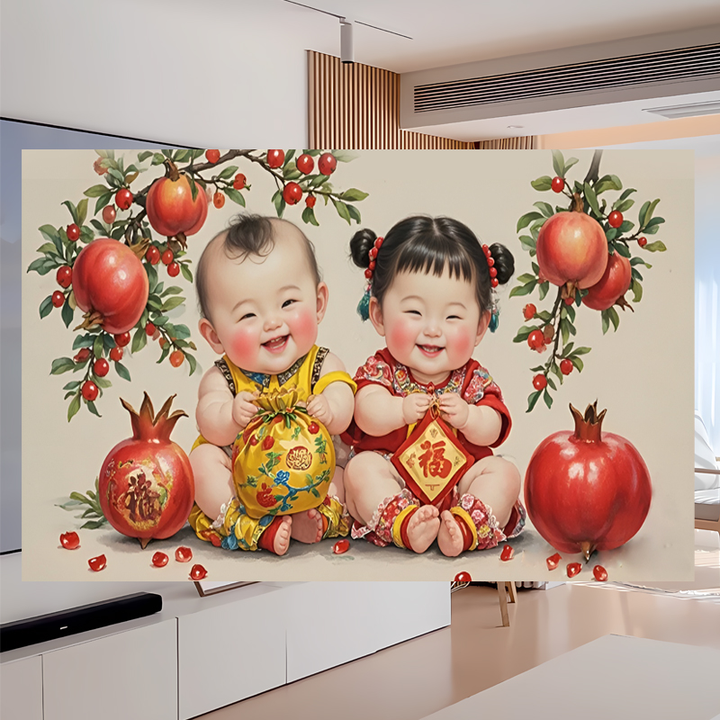 龙凤宝宝图片婴儿海报：打造温馨婚房与宝宝成长空间的艺术之旅