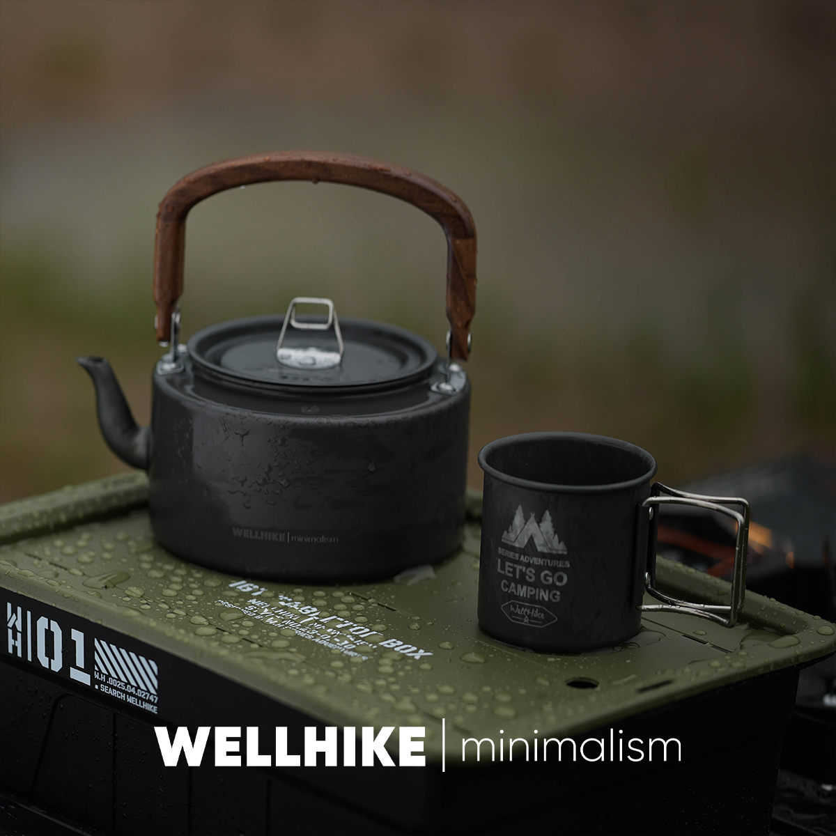 WELLHIKE户外一单元IGT收纳盒茶盘：便携大容量储物洗菜桌子，户外野餐新宠！
