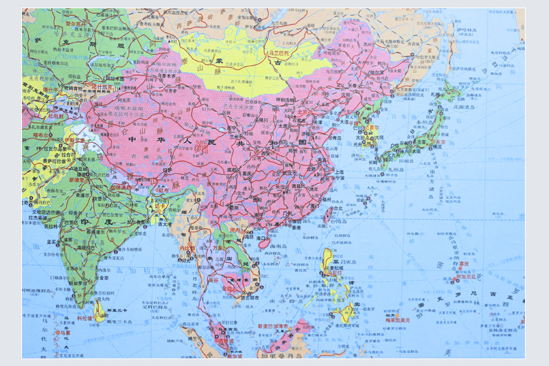 世界地图挂图1.4米*1米！办公室神器，颜值与实用并存！这波不买真的亏了