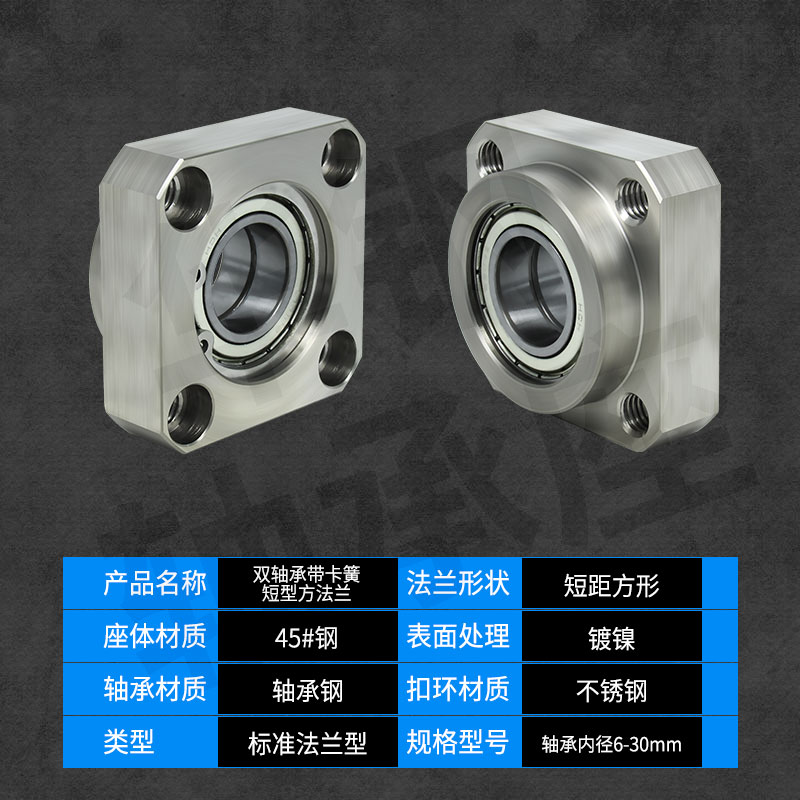 方法兰轴承座组件BGSB：双轴承座支座的全能解决方案，让你的机械运转无忧无虑！✨