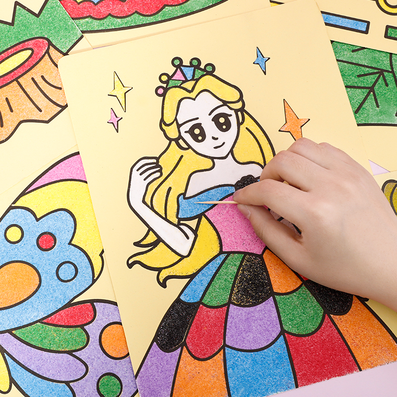 蜡笔小新亲子DIY沙画，开启创意无限的童年时光✨