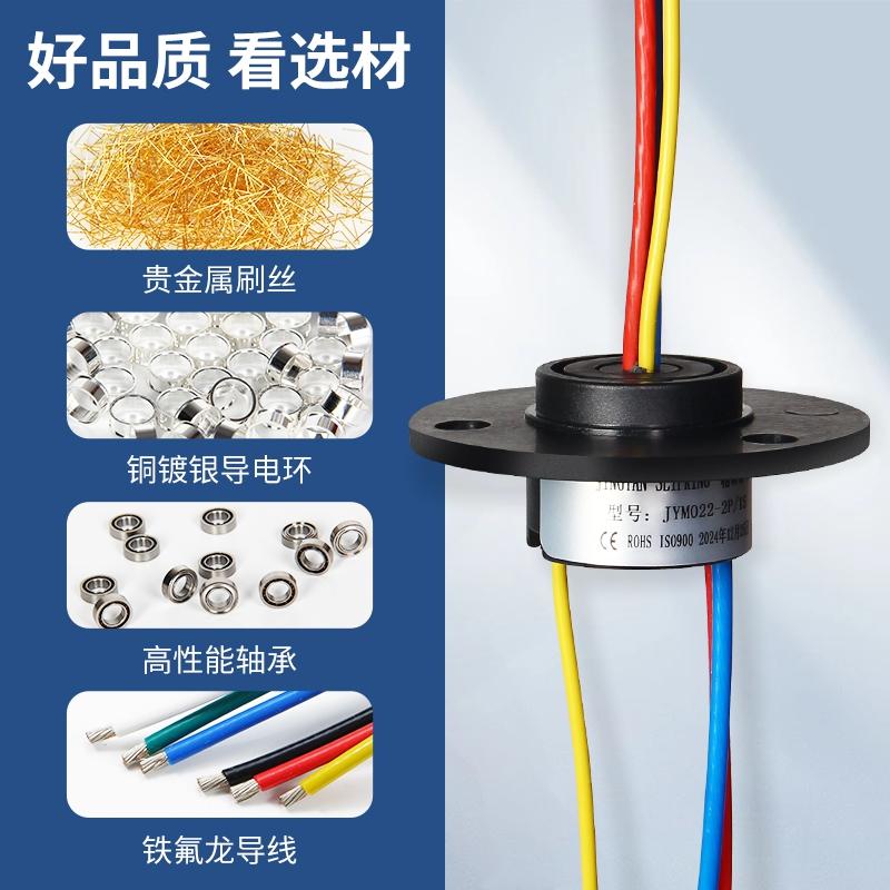 餐桌旋转转动线接头防绕线火锅转盘导电轴法兰电滑环圆桌转盘电线：揭秘旋转餐桌背后的黑科技！