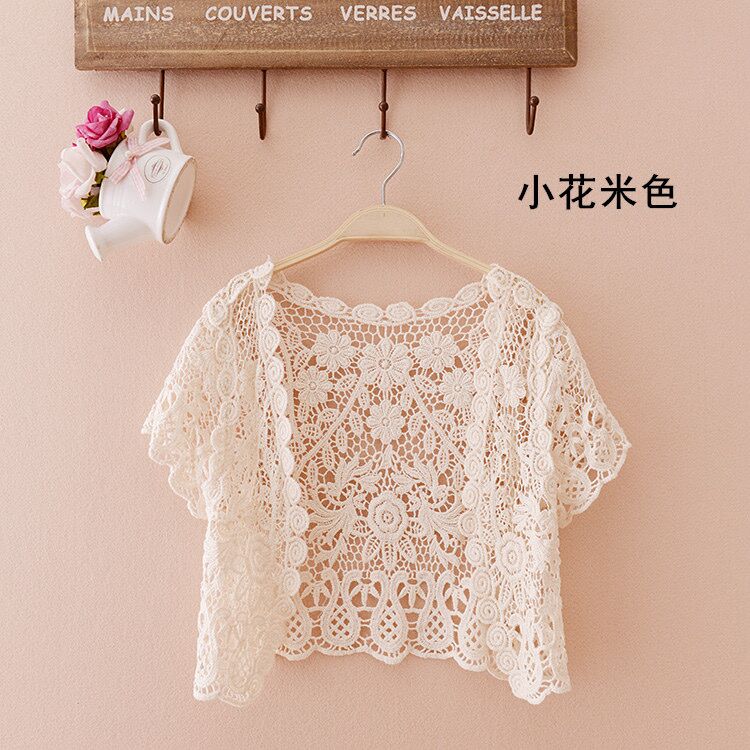 薄款镂空蕾丝开衫外套：夏日必备，美出新高度