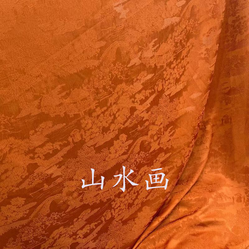 复古潮流新风尚：中国结花纹龙纹布料爆款，复古飘带葫芦花提花面料汉服旗袍连衣裙布引领时尚