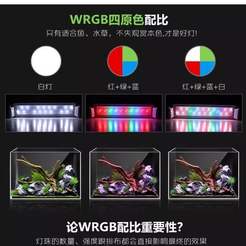 升级深海UV：照亮珊瑚世界的全光谱LED防水鱼缸灯