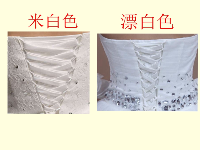 白色婚纱的秘密武器：后背绑带绳子，让你瞬间变身公主✨