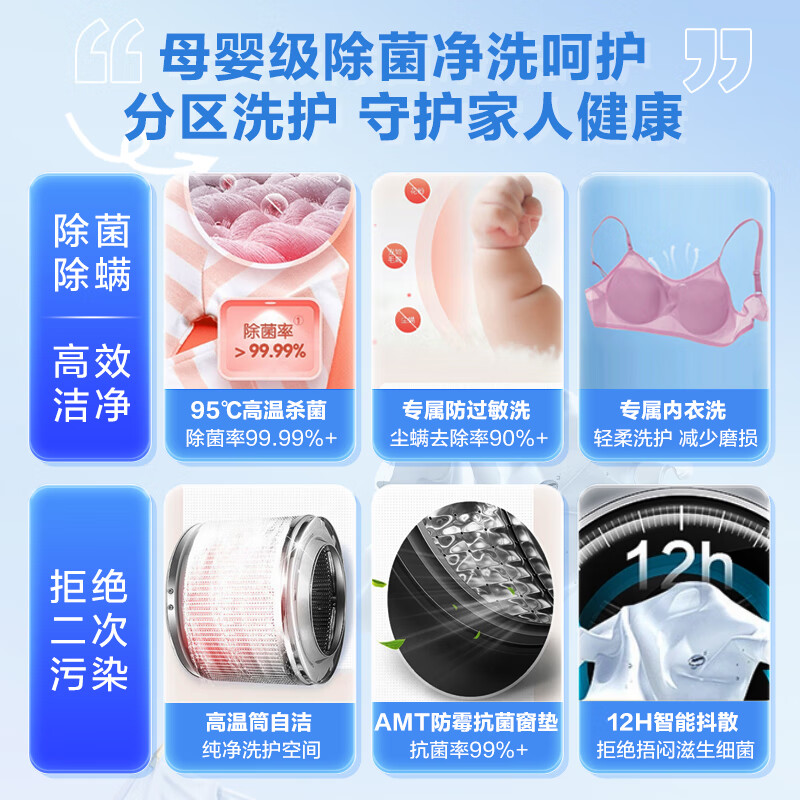 海尔壁挂洗衣机3kg迷你滚筒：宝宝衣物护理新神器！✨
