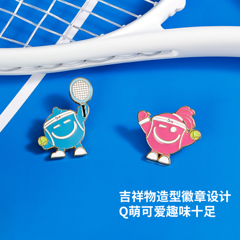 中国网球公开赛CHINA OPEN周边：半立体浮雕吉祥物徽章，你的网球时尚新宠
