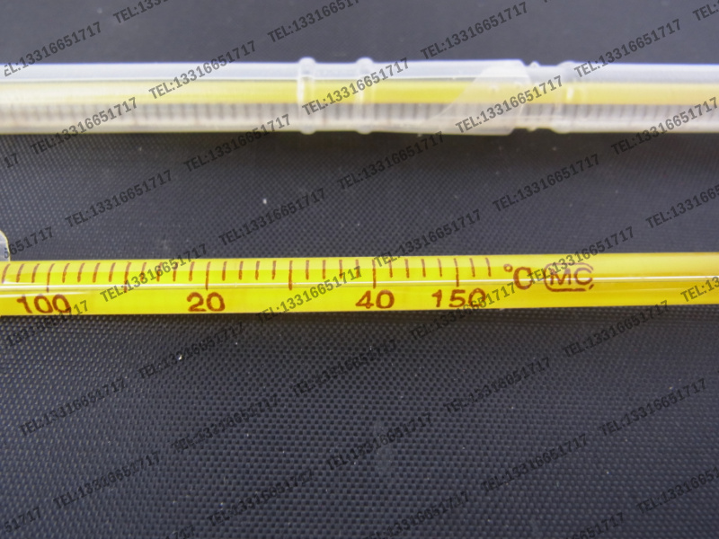 0-150度长30cm玻棒黄背红水温度计：厨房必备神器，精准测量的秘密武器！