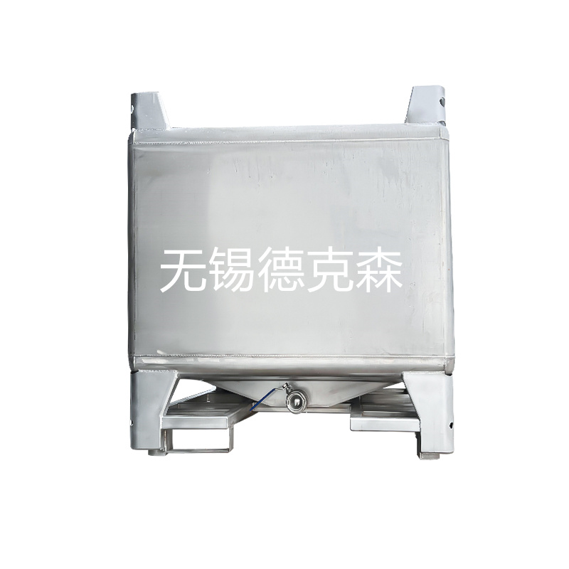 订做304不锈钢吨桶，德克森加厚水箱，化工油桶，方形储罐，一吨防爆静电——工业界的守护神！
